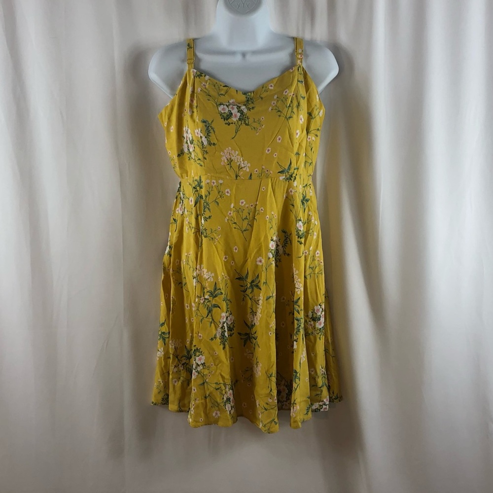 Old Navy floral spaghetti strap mini sundress NWT MP - Picture 2 of 14